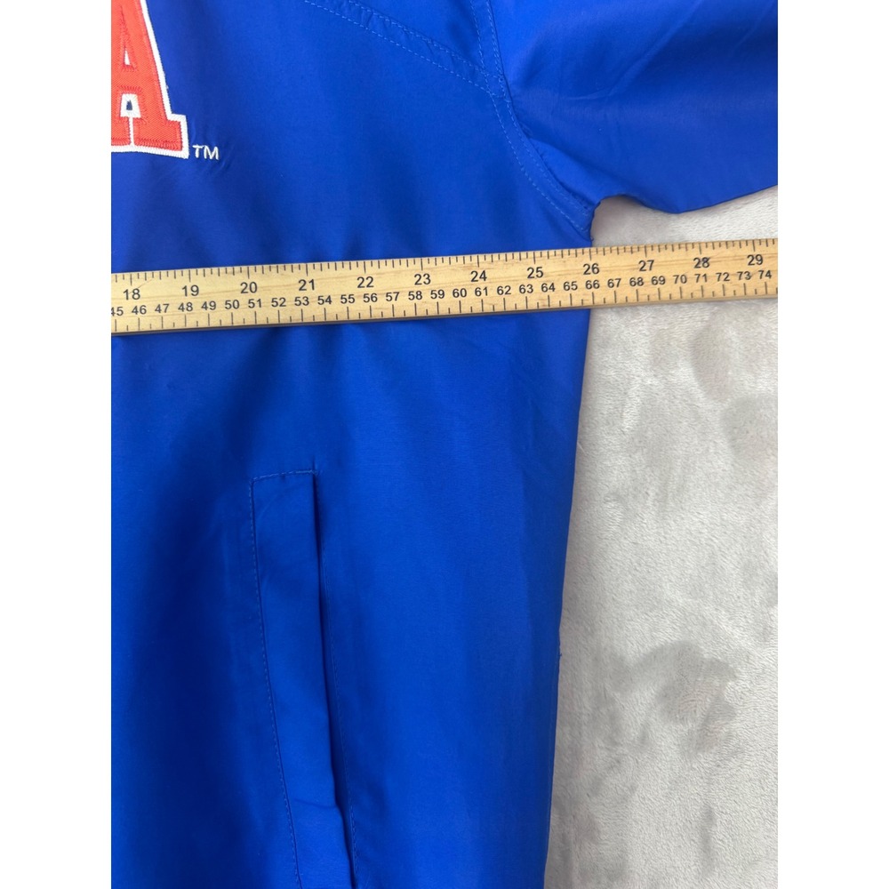 J2 Sport Florida Gators Mens Large Blue V-Neck Windbreaker Pullover Jacket L - Picture 3 of 7